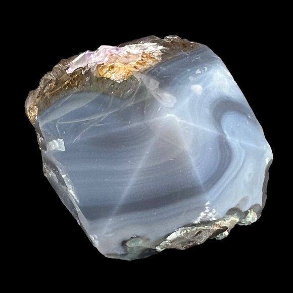 Blue Lace Agate Geode Formation Minerals Cluster Rock Specimen Natural - Picture 5 of 6